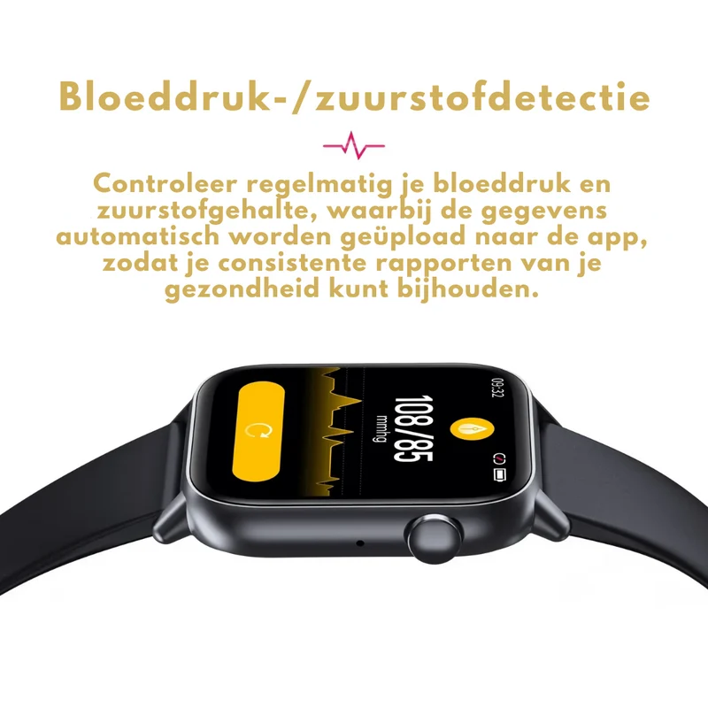 Sundhedsvogter Smartwatch - Elegant og Vandtæt