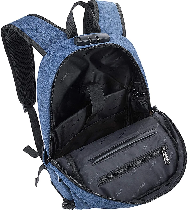 Stor og Sikker Rygsæk til Laptop med USB-Port – 30–50L