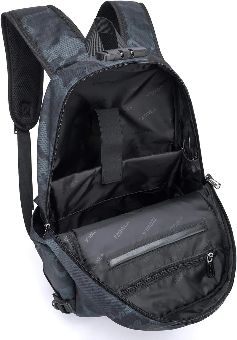 Stor og Sikker Rygsæk til Laptop med USB-Port – 30–50L