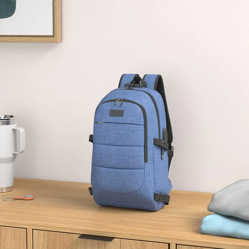 Stor og Sikker Rygsæk til Laptop med USB-Port – 30–50L
