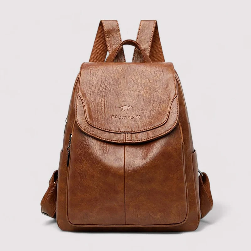 Sikker og Stilfuld Læderrygsæk