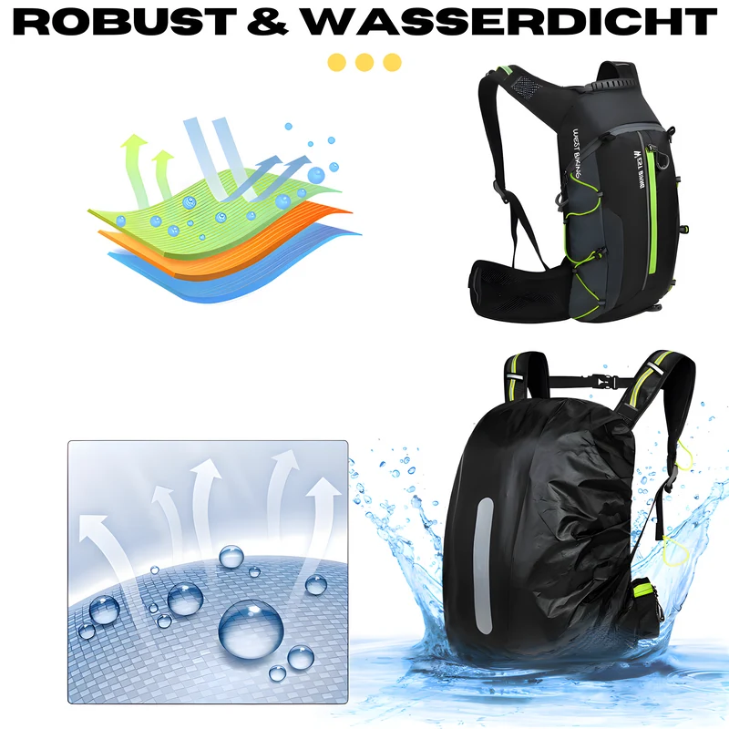 Flerfunktionel Hydratiseringsrygsæk – AquaTrail