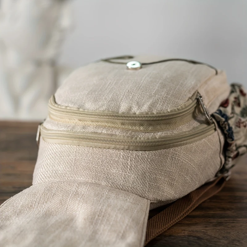 Farverig EthnoStyle Taske – Praktisk og Håndlavet