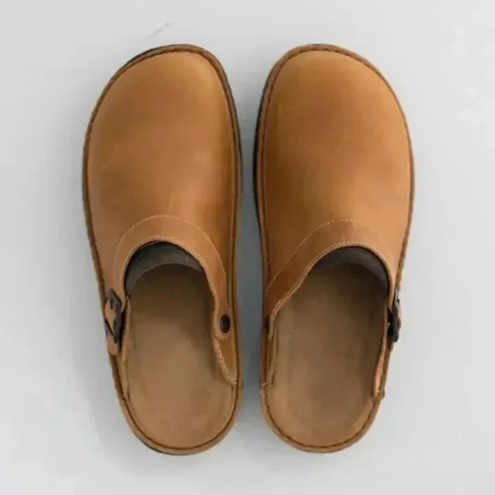 Elegante og Komfortabel Slip-On Sko i Læder