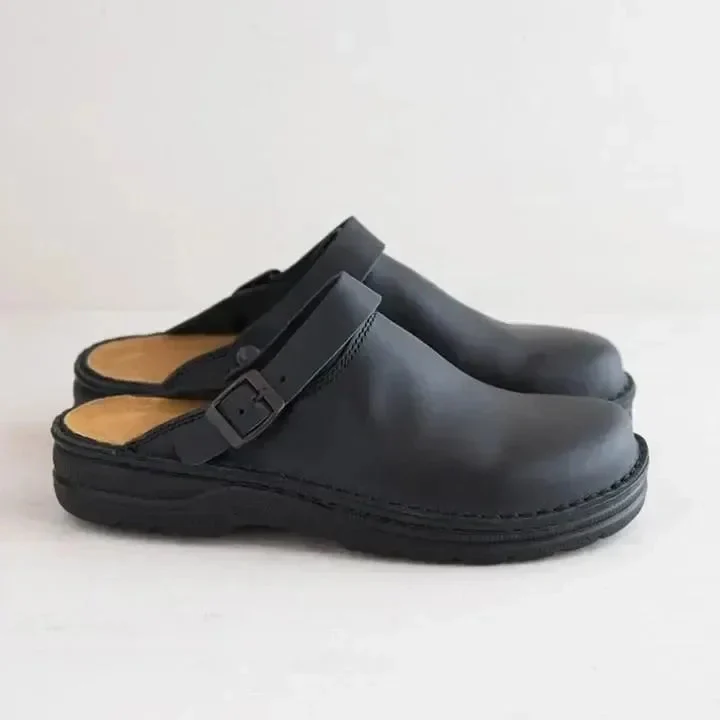 Elegante og Komfortabel Slip-On Sko i Læder