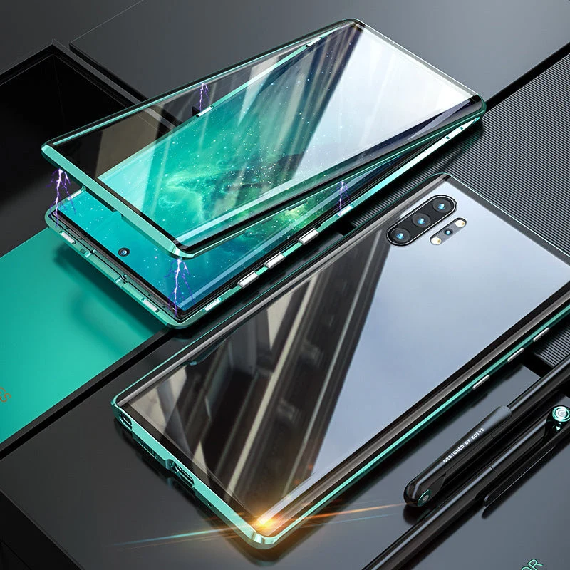 Hærdet Glas To-sidet Telefonetui til Samsung
