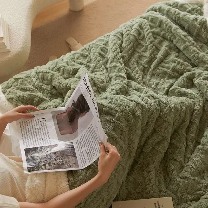 Hyggelig vintertæppe lavet af uld med ekstra varme