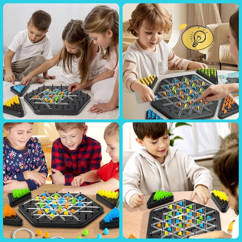 GeoChain Puslespil - Udvikl Tankegang med Geometrisk Familierunderholdning