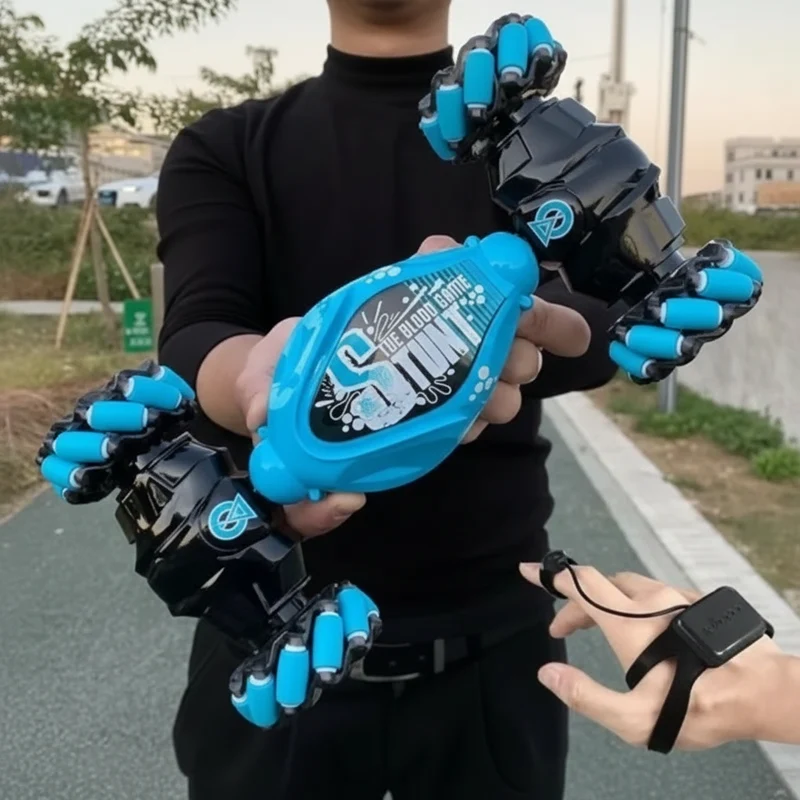 Fjernstyret Stuntbil med Gestikstyring - 4WD, 2.4GHz, 1:16 Størrelse