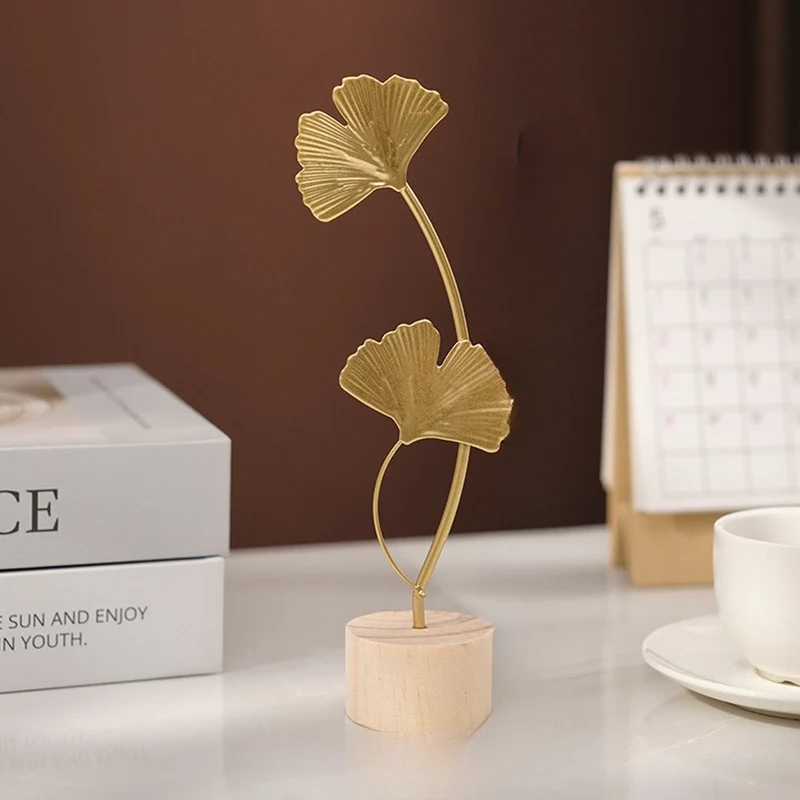 Minimalistisk Ginkgo-Blad Dekoration
