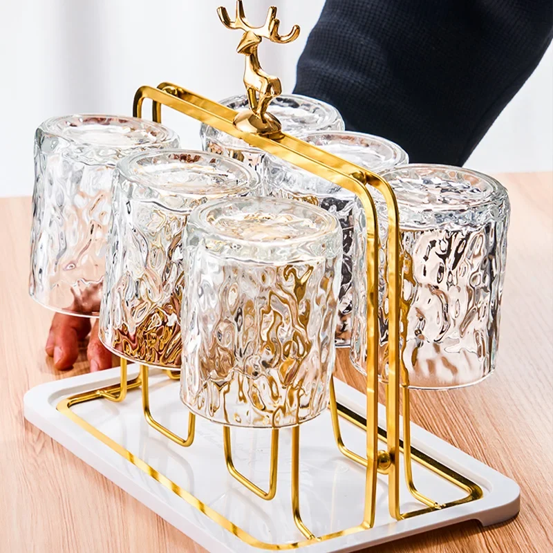 Glas Becherholder med Rentierdesign til Whisky - Glacio Party Halter