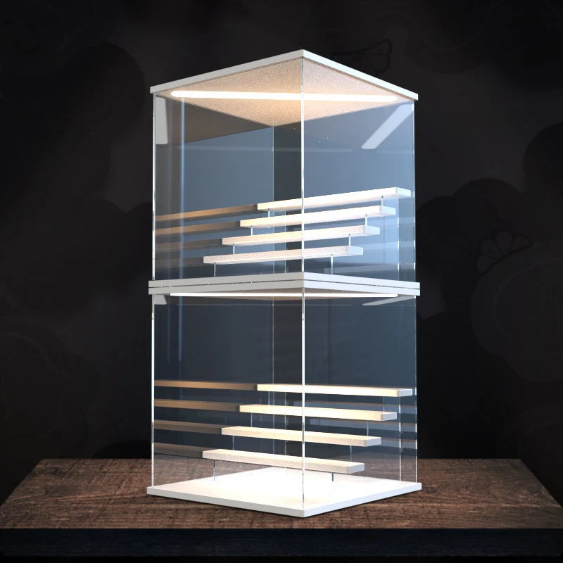 Akryl lys display kasse – Enkel design