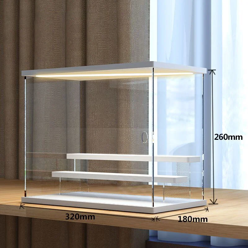 Akryl lys display kasse – Enkel design