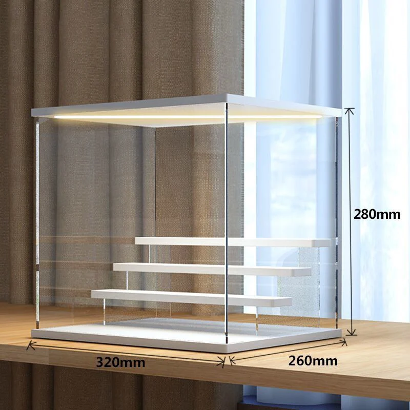Akryl lys display kasse – Enkel design