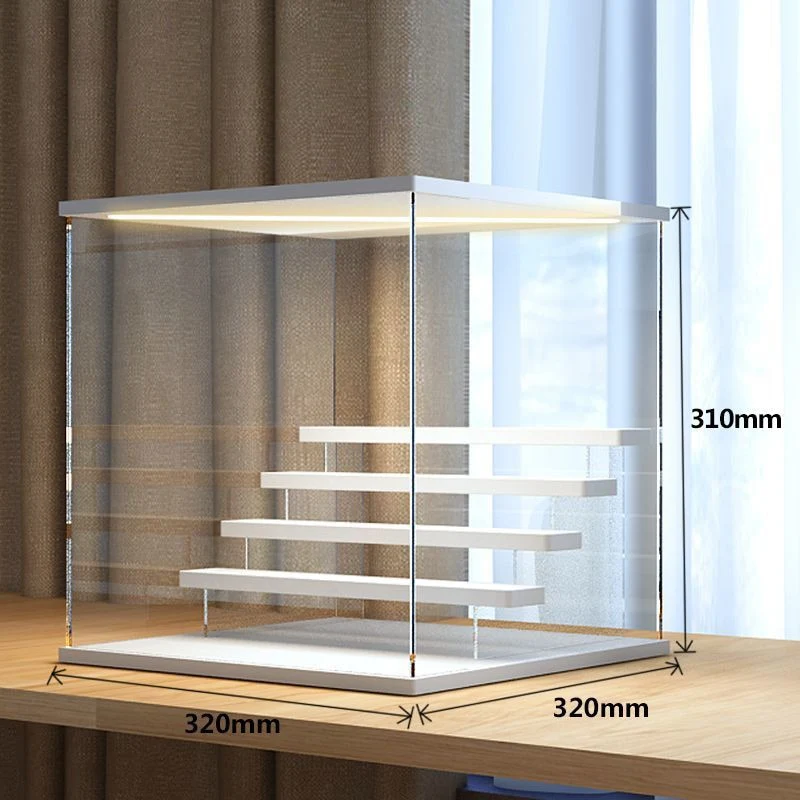Akryl lys display kasse – Enkel design