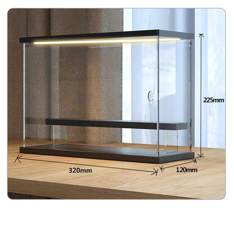 Akryl lys display kasse – Enkel design