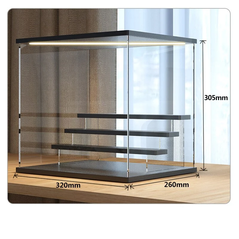Akryl lys display kasse – Enkel design