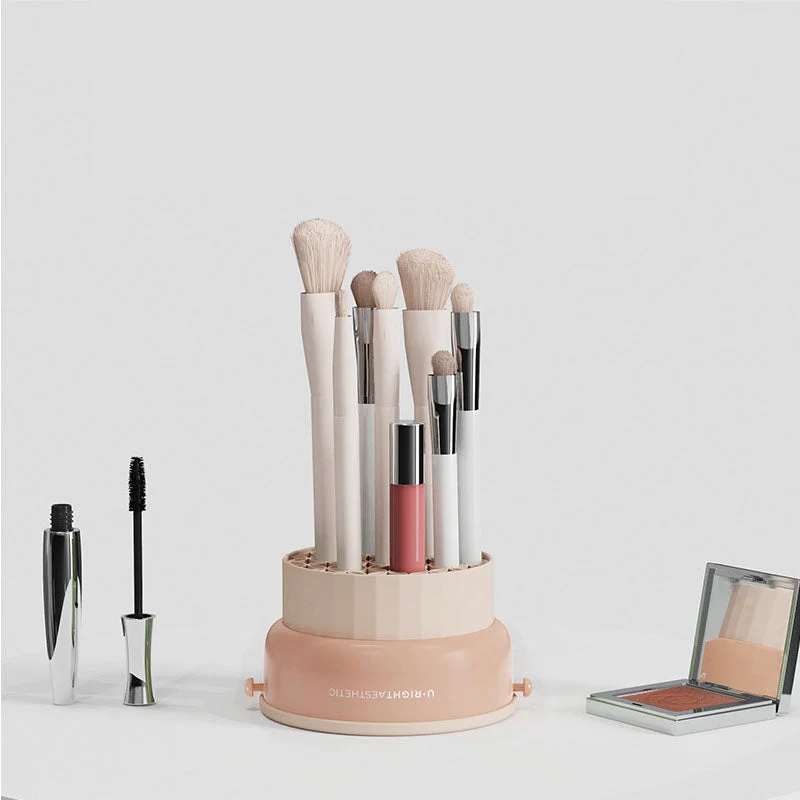 Makeup Rengøringsbørste Opbevaringsboks – Enkel Organizer