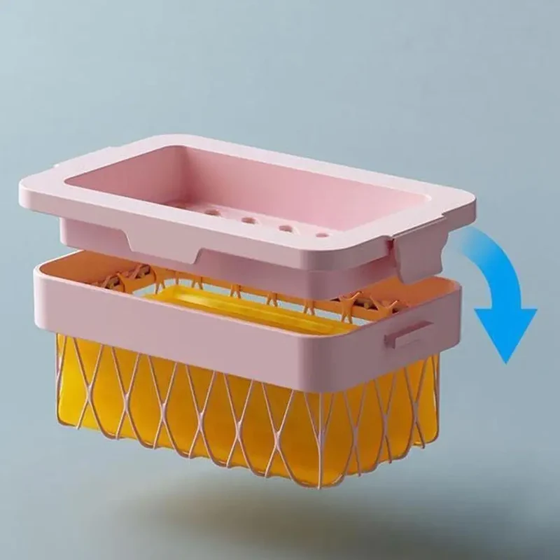 Elastisk Mesh Sæbeholder med Skridsikker Bund