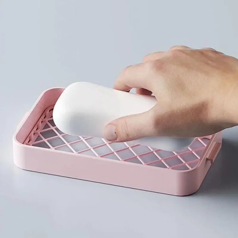 Elastisk Mesh Sæbeholder med Skridsikker Bund