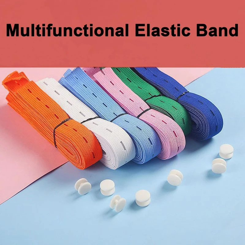 Elastisk Bånd med Knaphul
