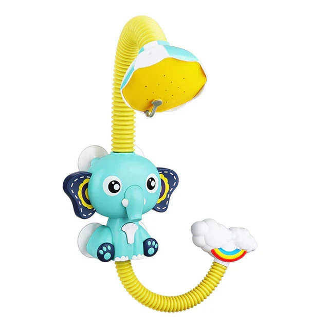 Bærbar elektrisk sprinkler til børn - Elefant til babyshower