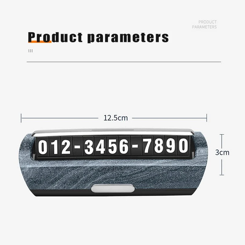 Elegant nummerplade til bilen
