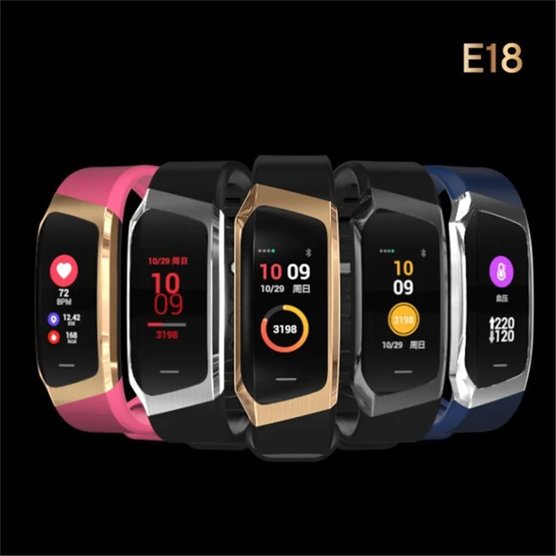 Fitband Smartwatch med Vandtæthed, Puls, Blodtryk og Iltniveau Monitor
