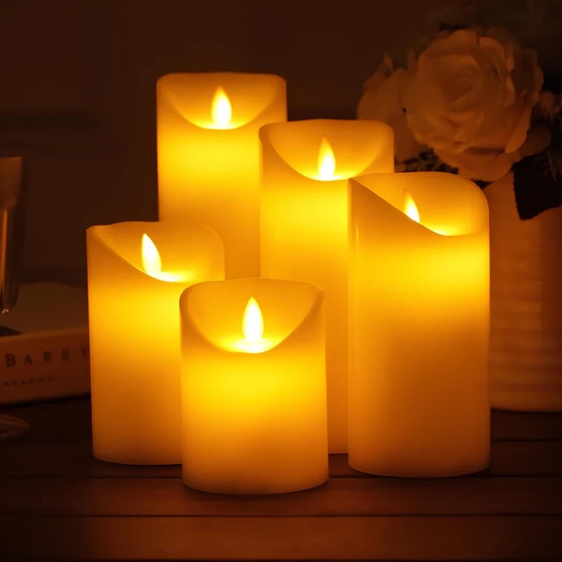 Lysestager uden flamme - Blockkerzen