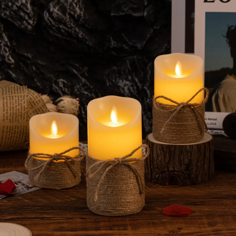 Lysestager uden flamme - Blockkerzen