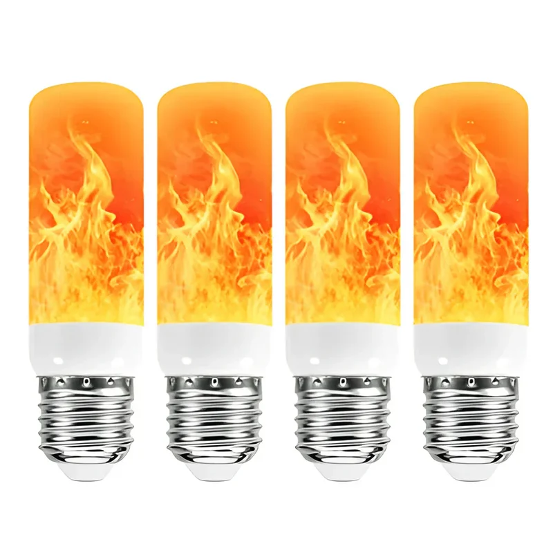 Flammeneffekt LED-lampe – 9W med realistisk flammeudseende