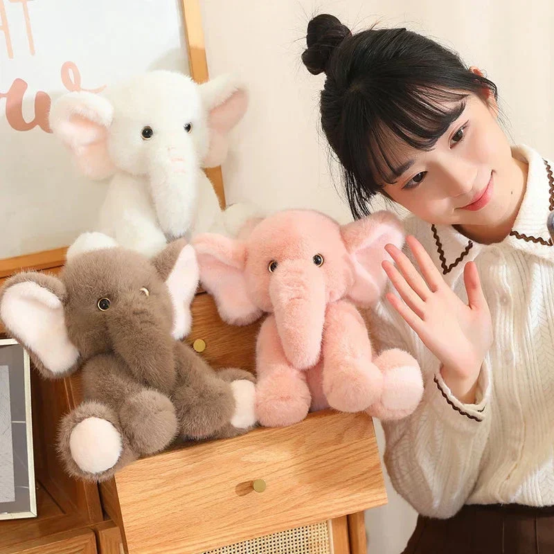 Søde og bløde elefant plysdyr