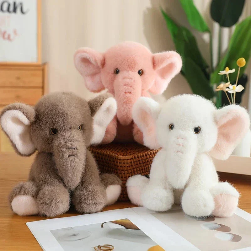 Søde og bløde elefant plysdyr