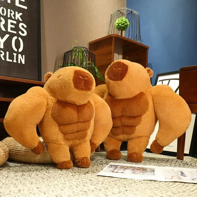 Blødt Muskuløst Capybara Krammedyr