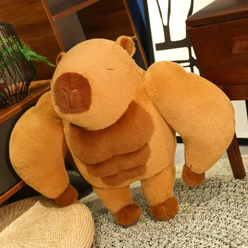 Blødt Muskuløst Capybara Krammedyr
