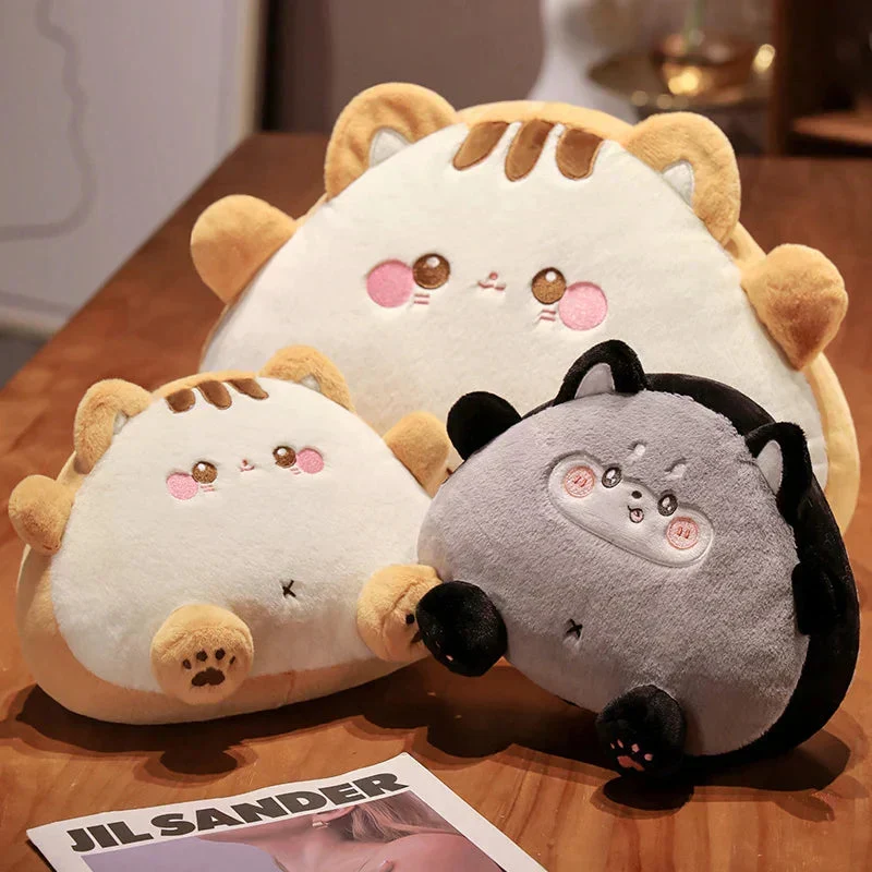 Fuzzy Toastie Brød Kat Plush Legetøj