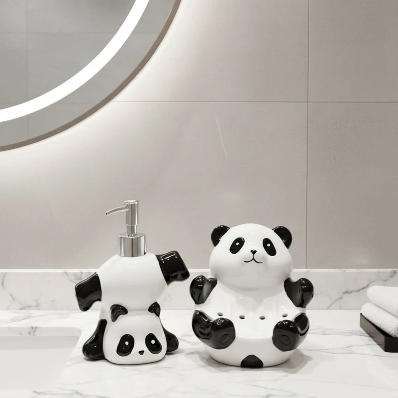 Fleksibel Panda Sæbedispenser