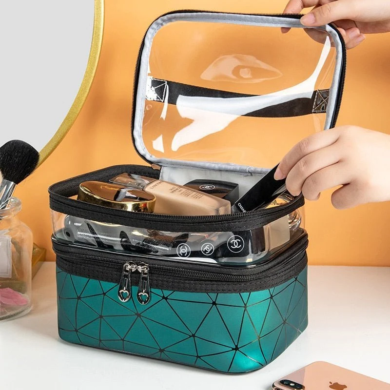 Praktisk og stilfuld make-up taske til rejser