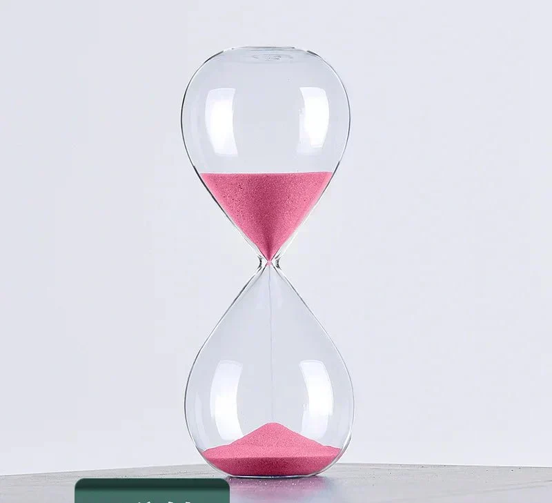 Glas Timeglas Dekoration med 5/10/30/60 Minutters Timer
