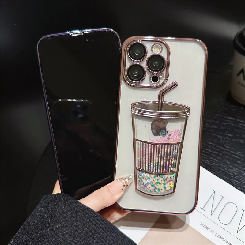 Glitter Stjerne Telefon Etui til iPhone