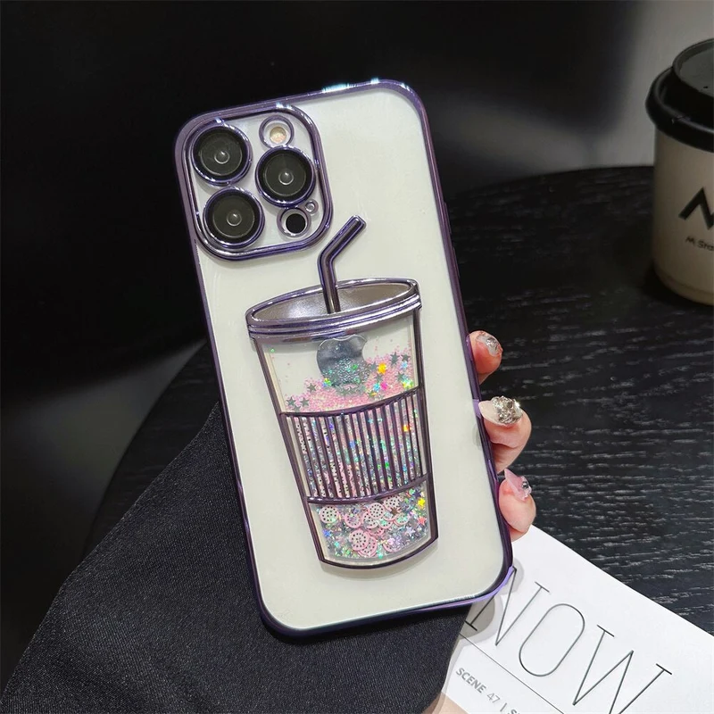 Glitter Stjerne Telefon Etui til iPhone