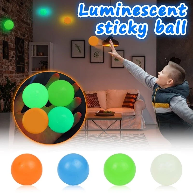 GlowBounce Gummibolde – Lysende Legesjov i Mørket