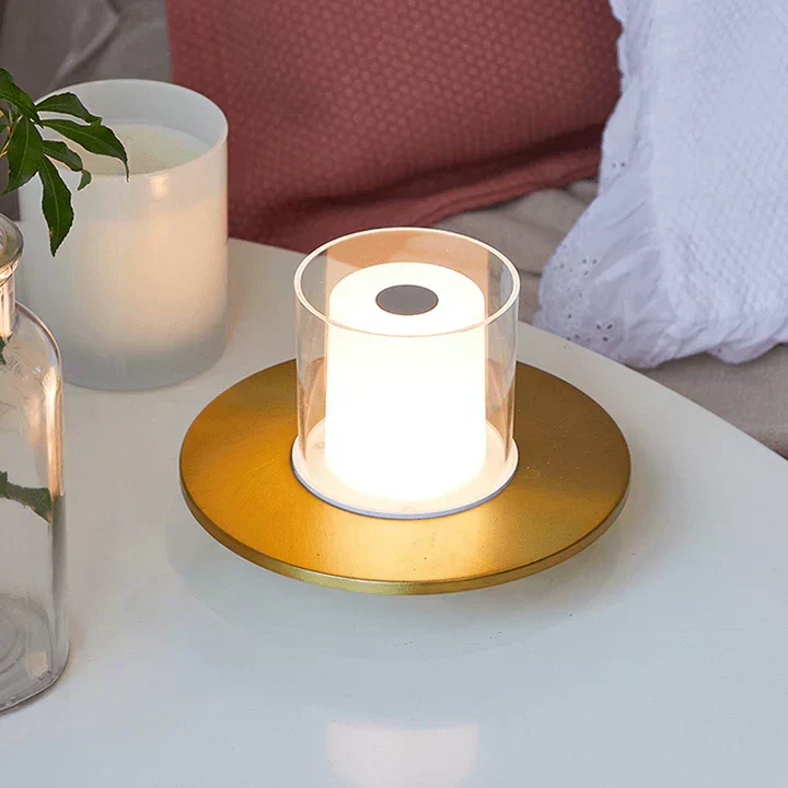 GlowLuxe LED Bordlampe – Elegant Lampe til Stemningsbelysning