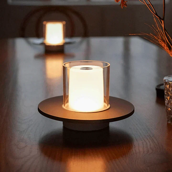 GlowLuxe LED Bordlampe – Elegant Lampe til Stemningsbelysning