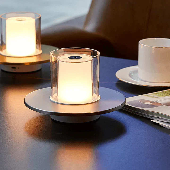 GlowLuxe LED Bordlampe – Elegant Lampe til Stemningsbelysning