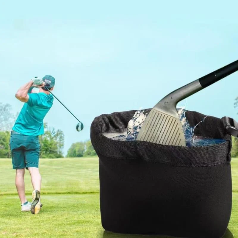 Golfkølle og golfbold rengøringspose