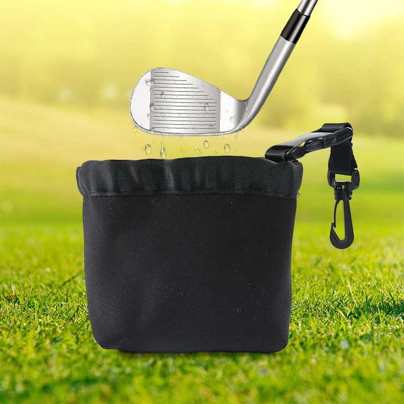 Golfkølle og golfbold rengøringspose