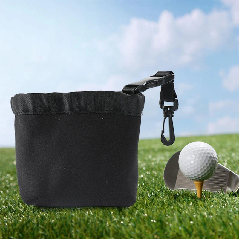 Golfkølle og golfbold rengøringspose