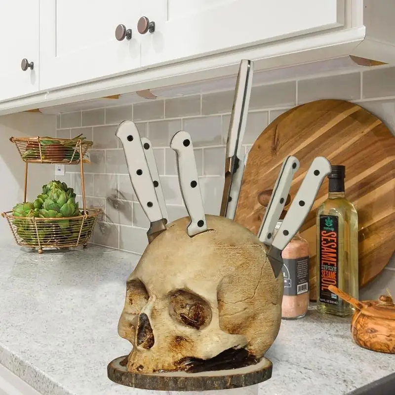 Gothic Skull Knivholder og Organizer