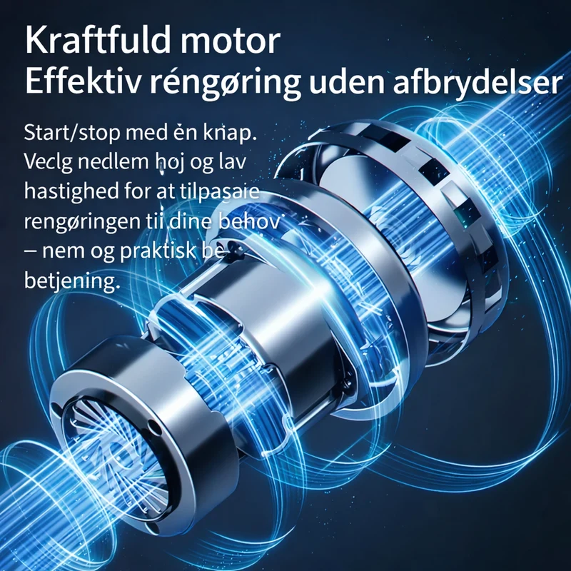 Cleanix™ Pro Elektrisk Rengøringsbørste – Kraftfuld, Trådløs & Vandtæt (IPX7)